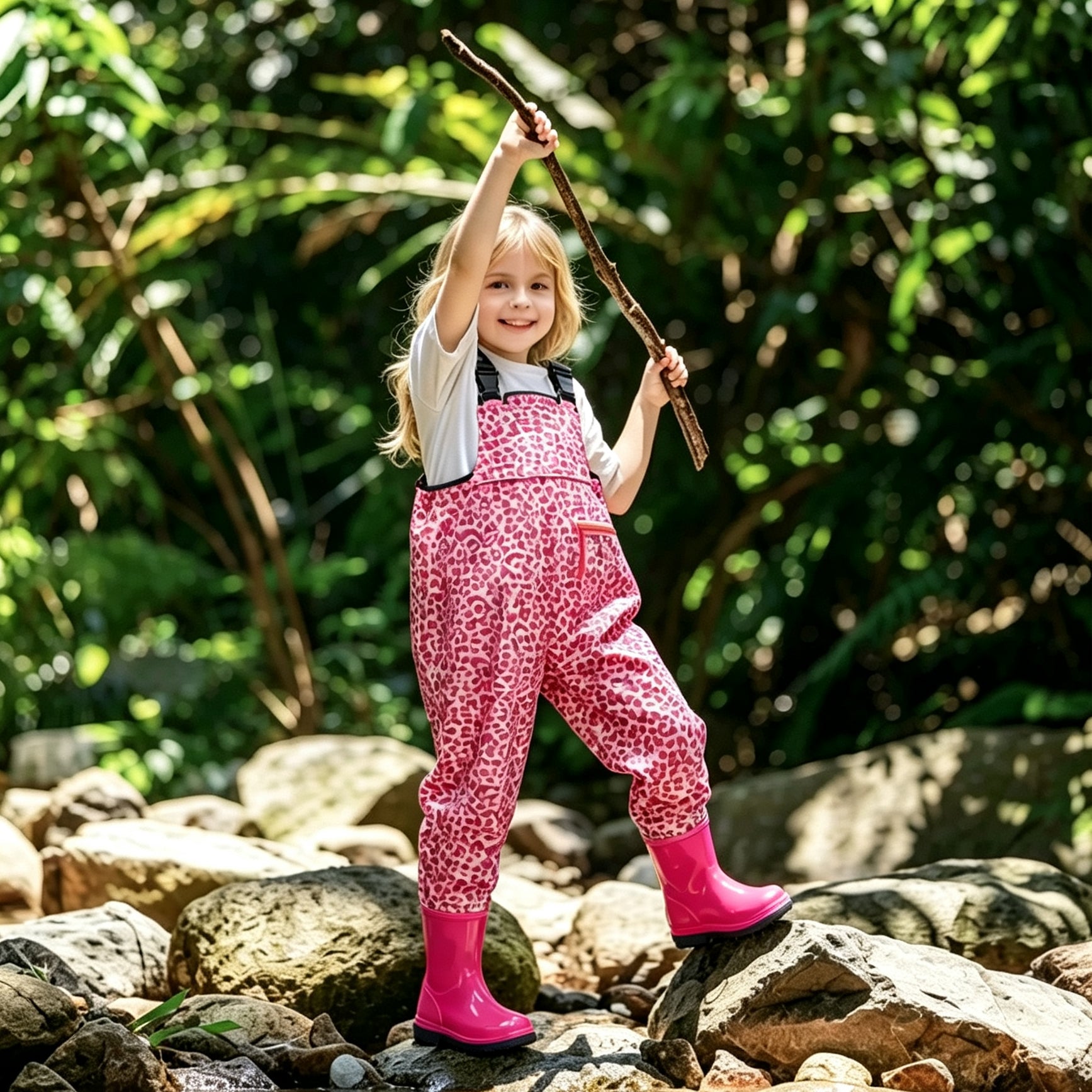 Kids bibbed waders