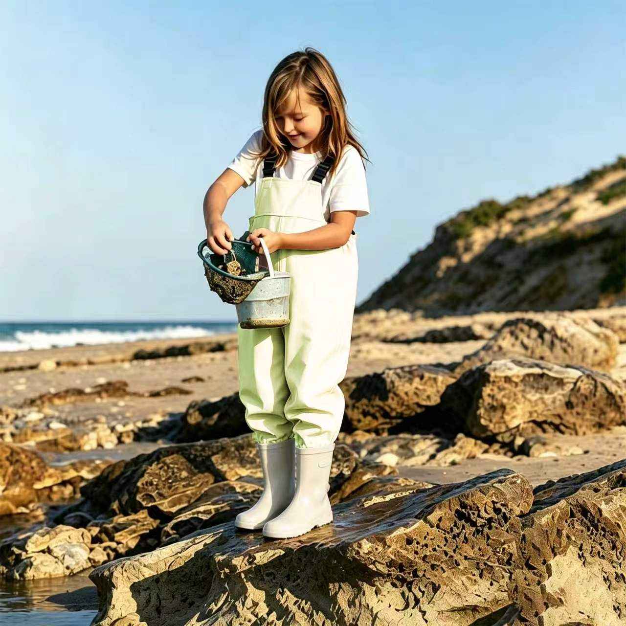 Kids bibbed waders - YONG TING